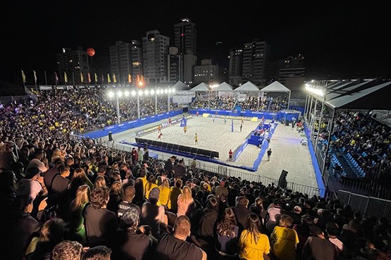Final do Challenge - Circuito Mundial de V&ocirc;lei de Praia Itapema, SC